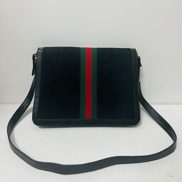 Vintage suede leather purse - Picture 3 of 11